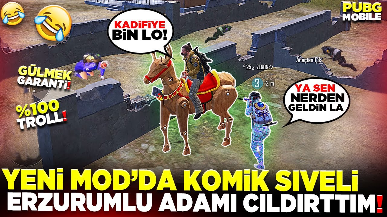 YENİ MOD&rsquo;DA KOMİK ŞİVELİ ERZURUMLU ADAMI &Ccedil;ILDIRTTIM!! 🤣 | PUBG MOBILE