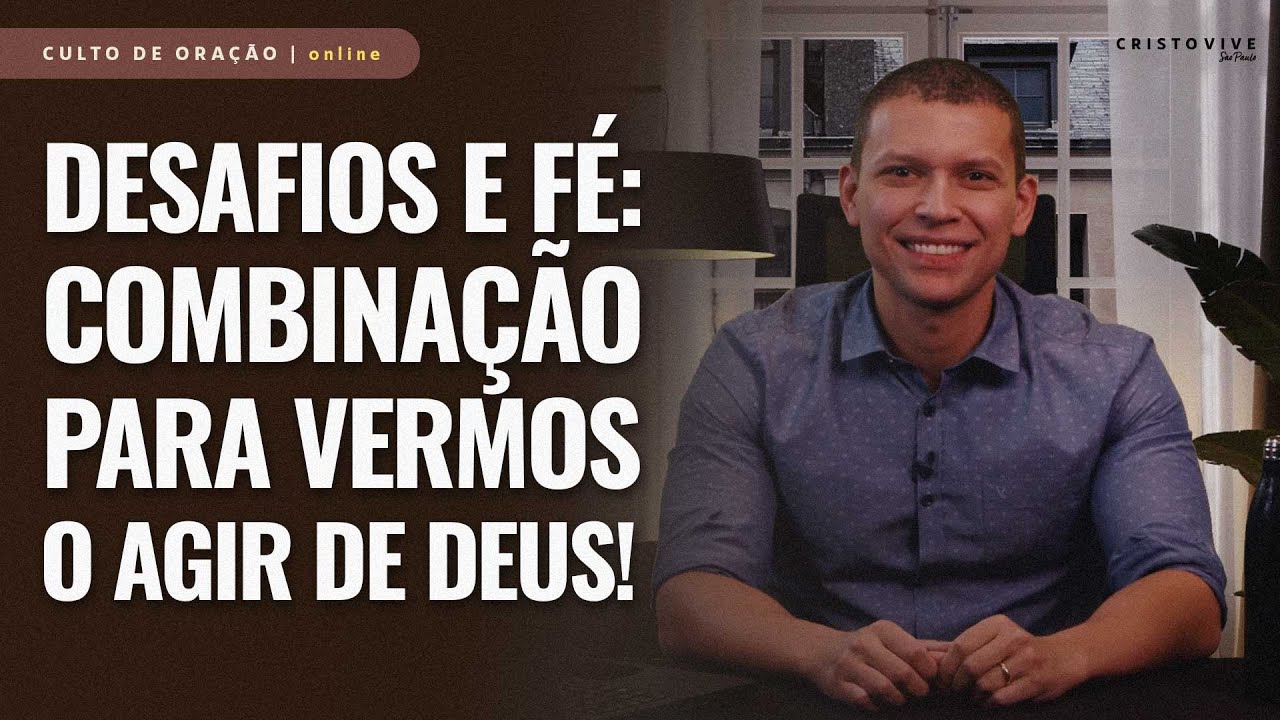 DESAFIOS E FÉ: COMBINAÇÃO PARA VERMOS O AGIR DE DEUS! // PASTOR RODRIGO PADULA
