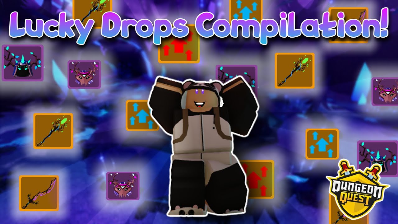 Lucky Drop Compilation! | Roblox Dungeon Quest
