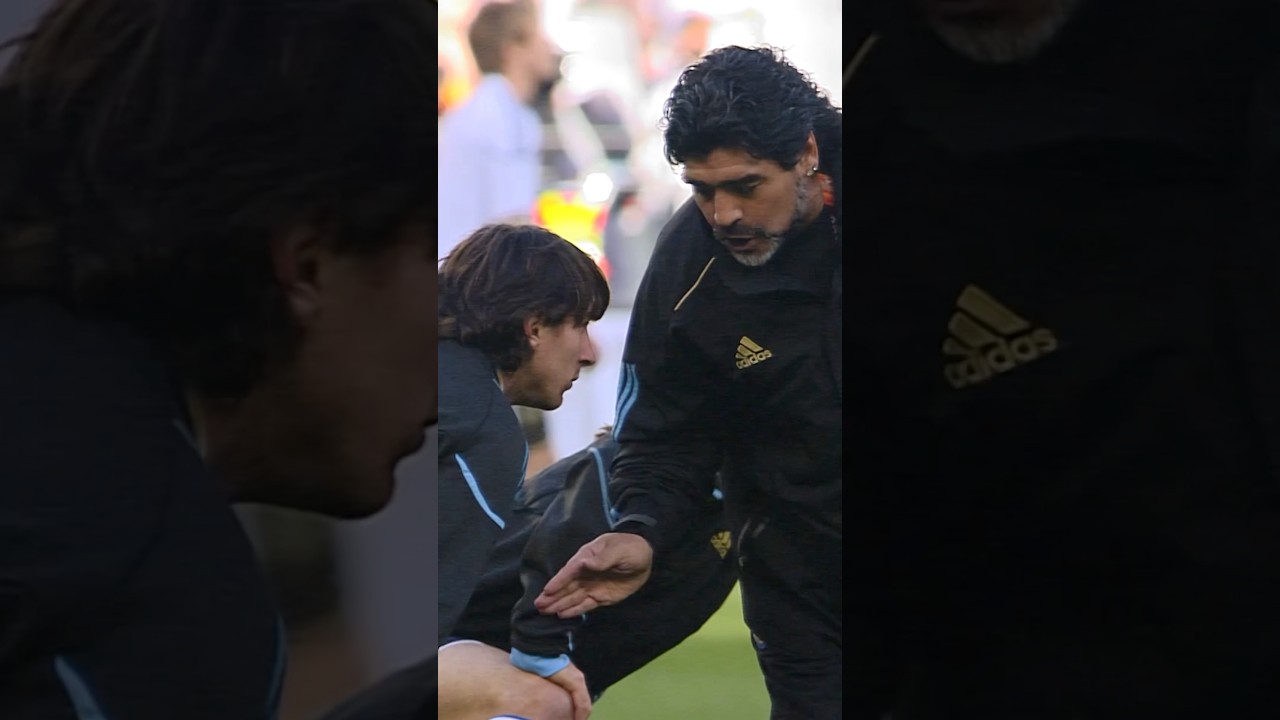 Lionel Messi & Diego Maradona 💙