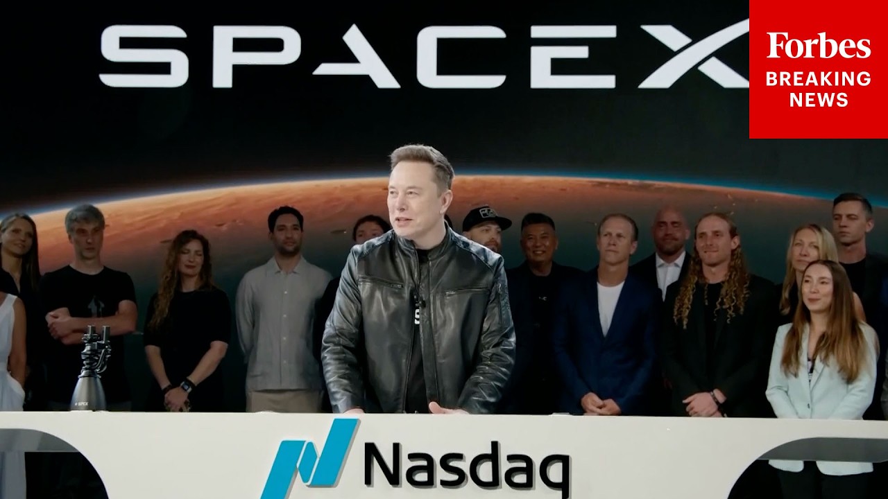 FULL REMARKS: Elon Musk Speaks Publicly As SpaceX Listed On Stock Market & He Becomes Trillionaire