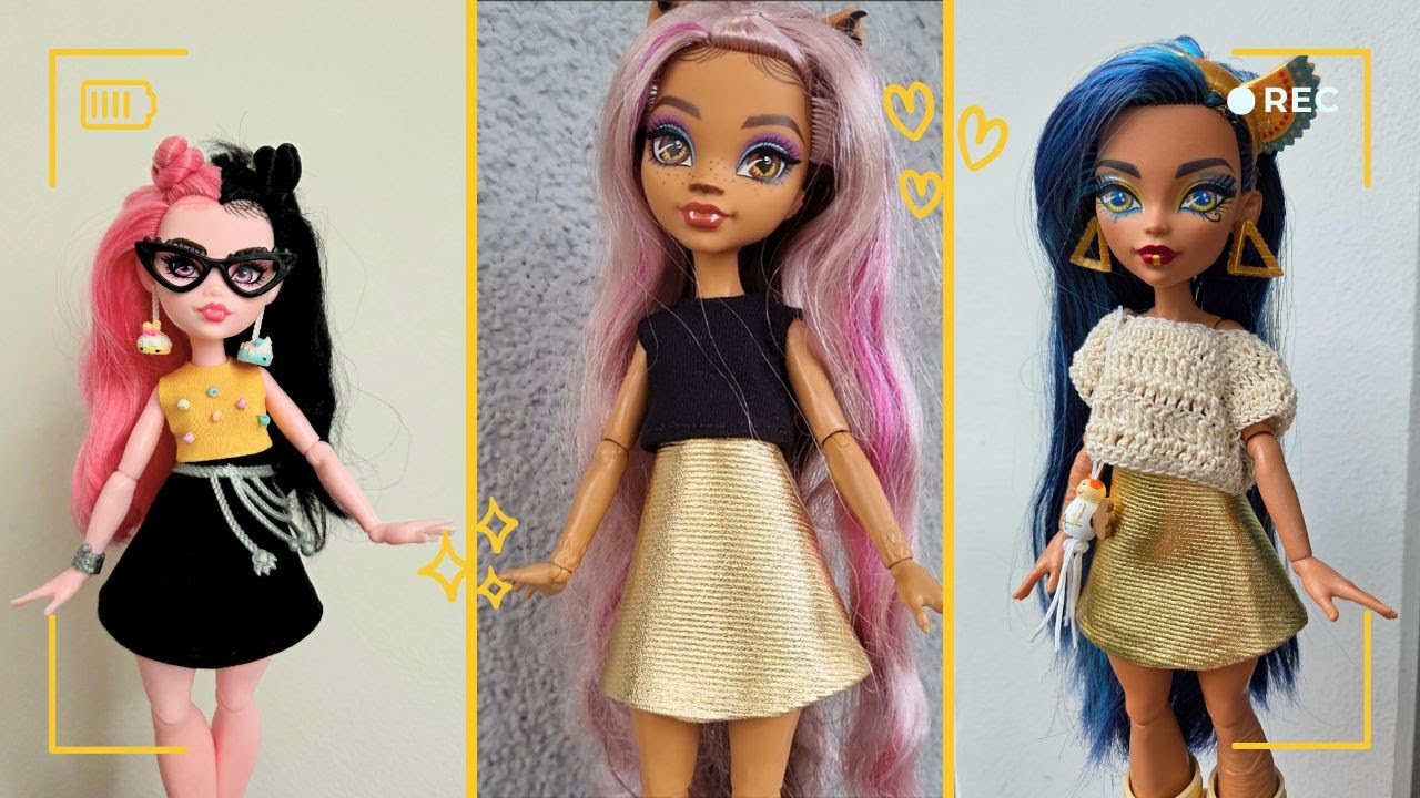How to Sew a Doll Skirt – Easy Tutorial for Beginners | Fits Bratz, Monster High, Ever After High