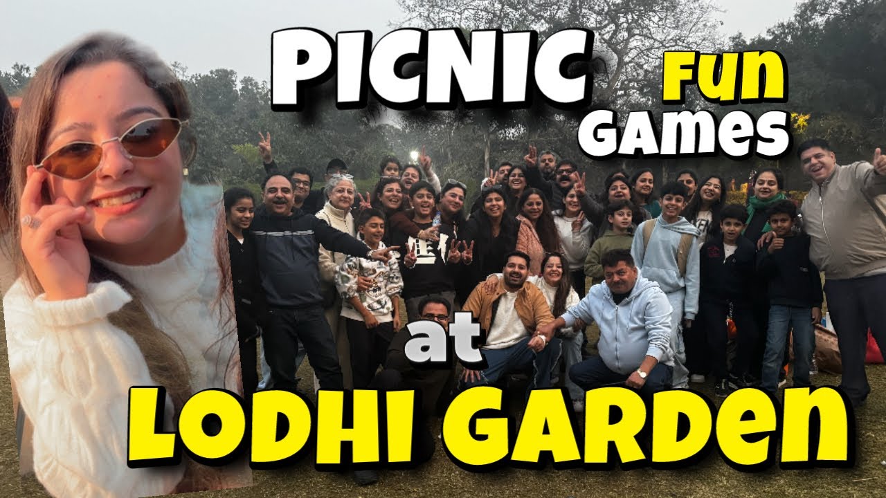 Lodhi Garden Picnic Vlog | Family Fun Day, Games & Delicious Food Ideas😍 | Ayushi ki Duniya Ep-30