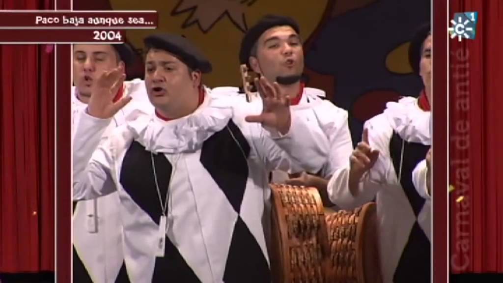 Comparsa Paco baja aunque sea en pijama, Pasodobles Carnaval de Cádiz 2004