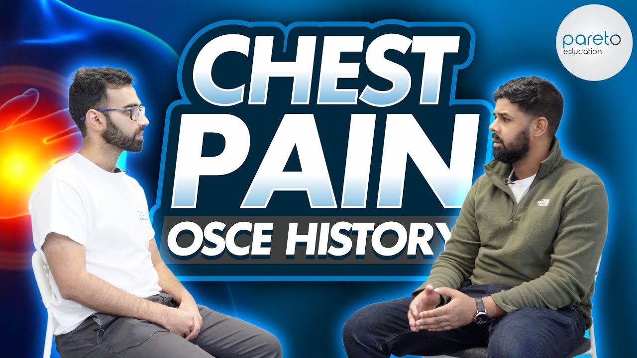 The Perfect Chest Pain History | OSCE | UKMLA, PA, ACP, ANP ​​ || Pareto Education