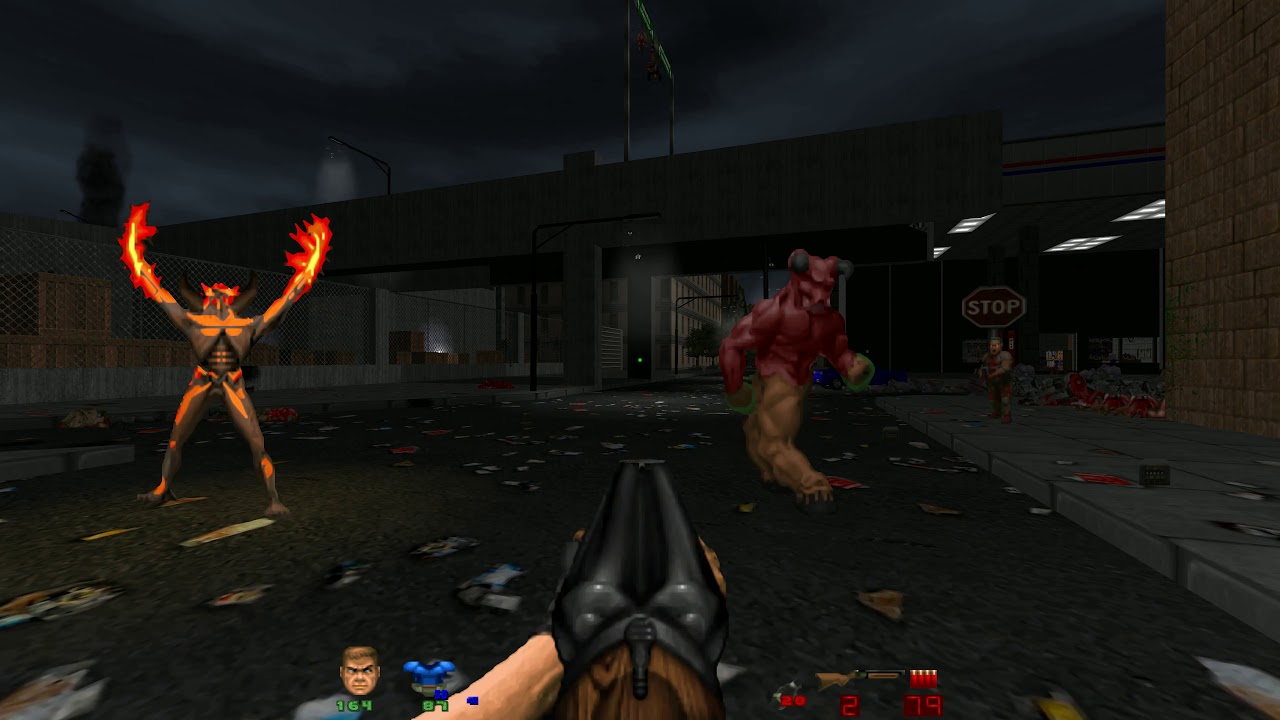 Brutal Doom v21: Extermination Day - EDAY18 Dead Streets - UHD 4K All Secrets