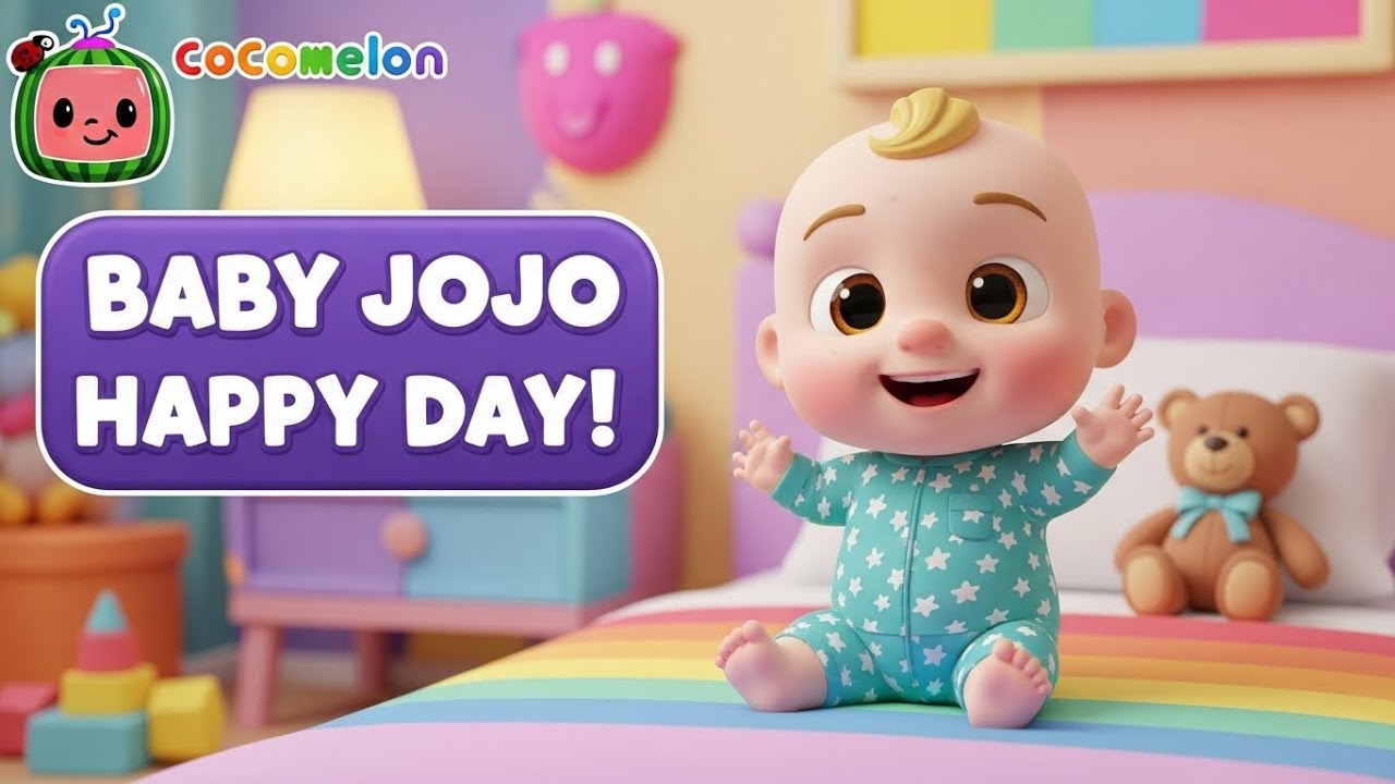 Baby Jojo Happy Morning | Cute 3D Nursery Rhymes Song | Kids Cartoon Poem