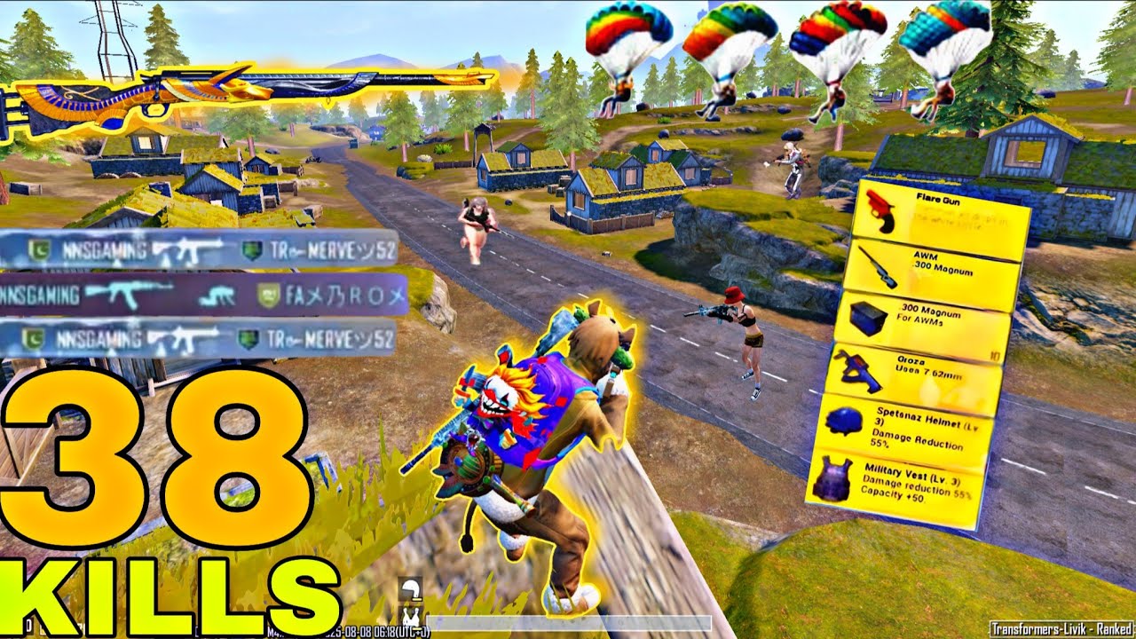 38Kills! 🔥MY BEST LIVIK GAMEPLAY in NEW MODE with HA*KER set 😈 Pubg Mobile