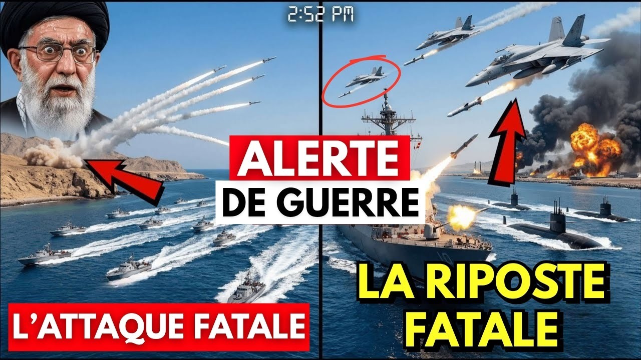 14H52 – L’IRAN TENTE DE COULER UN DESTROYER AMÉRICAIN : 47 MINUTES PLUS TARD, TÉHÉRAN SOUS LE CHOC
