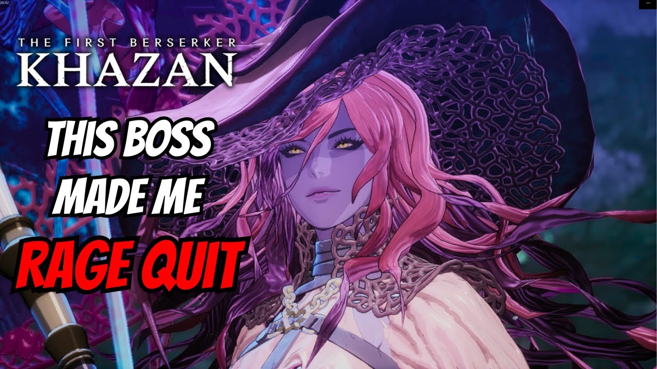 This FIRST BERERKER KHAZAN BOSS made me RAGE QUIT..