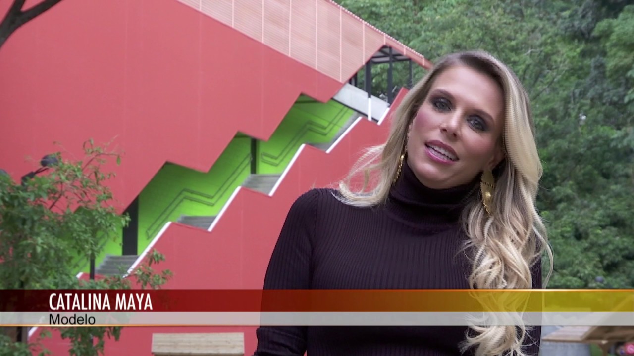 La modelo Catalina Maya visit&oacute; nuestro Canal Parque Telemedell&iacute;n [Noticias] - TeleMedellin