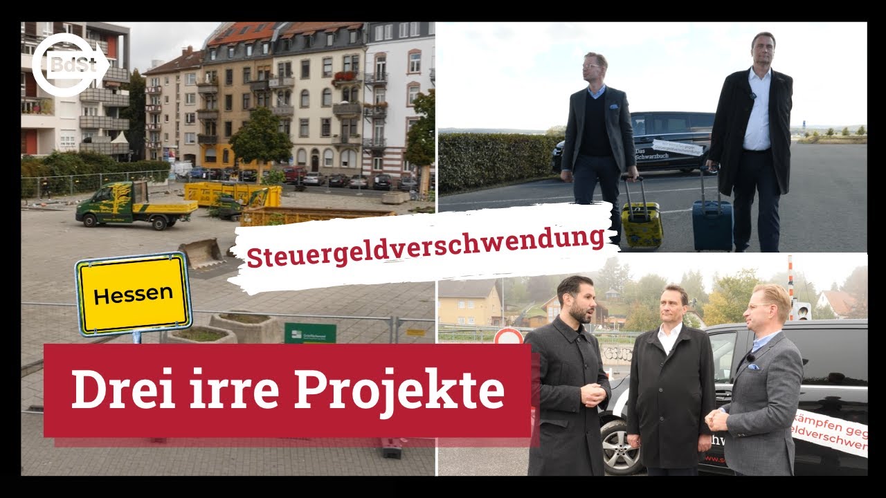 Steuergeldverschwendung in Hessen | 50 Jahre Schwarzbuch | Steuergeldverschwendung