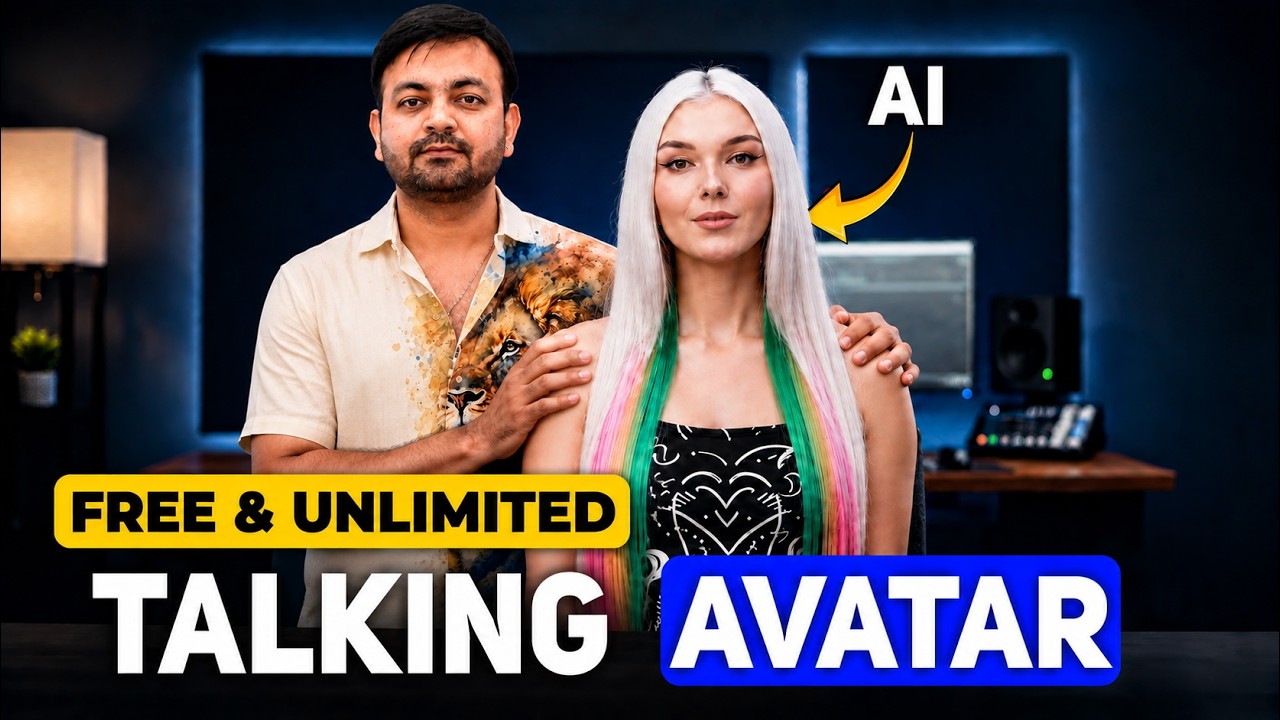 AI Talking Avatar Video FREE & UNLIMITED Generator | AI Avatar reels kaise banaye (2026)