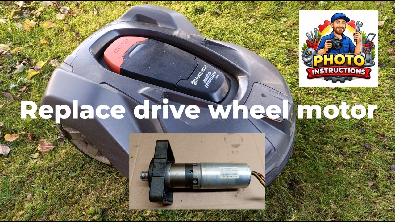 Husqvarna Automover Replace Drive Wheel Motor