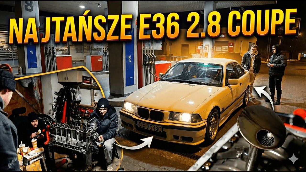 Rozbieramy silnik M52b28 BEZ KOMPRESJI