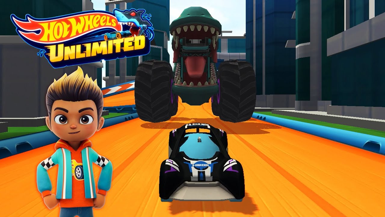 HOT WHEELS UNLIMITED - Let’s Race Monster Trucks And Futurismo In Mega Wrex