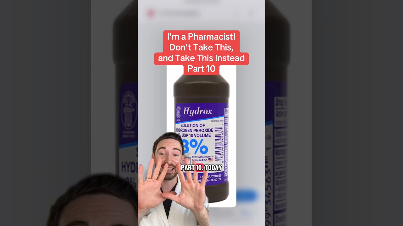 Stop using hydrogen peroxide for wounds ❌ Here&rsquo;s what pharmacists recommend instead #woundcare