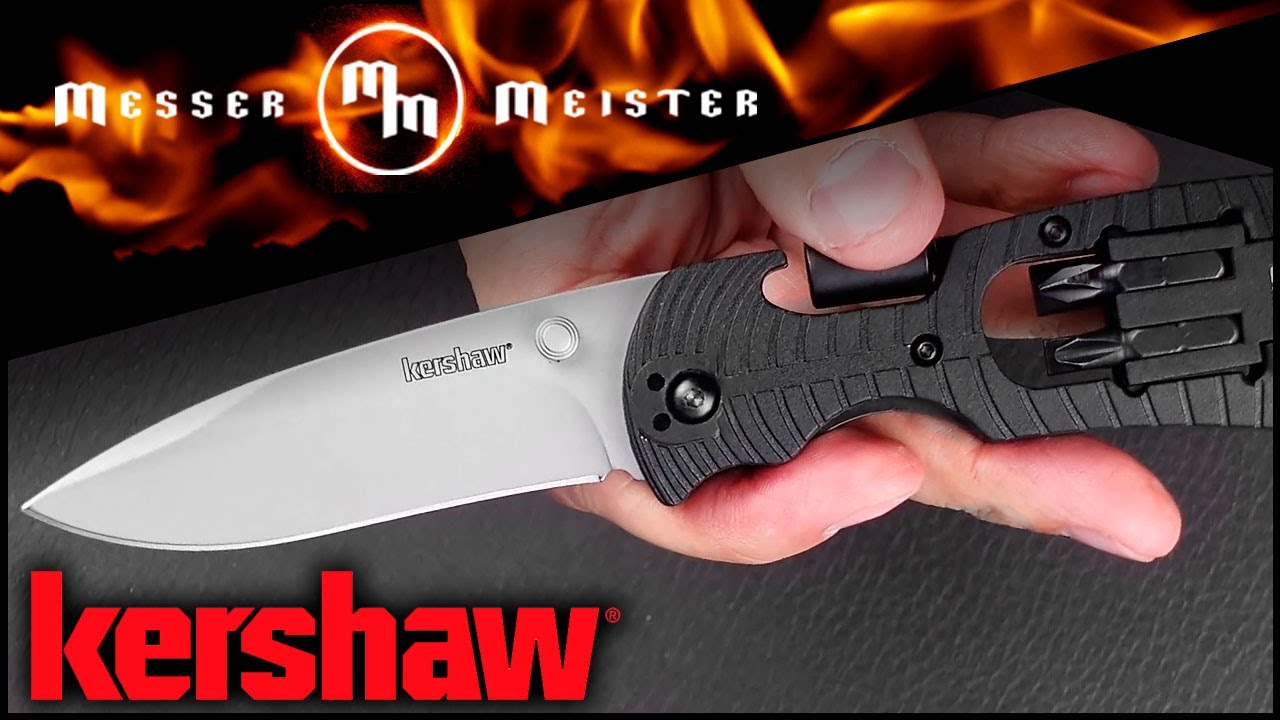Рабочий нож с отвертками - Kershaw Select fire перед тестом