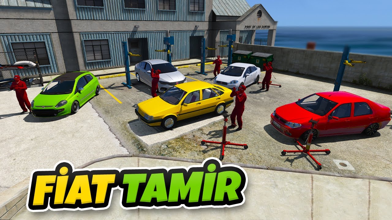 Fiat Çöplüğündeki Arabalar Tamirciye Gidiyor - GTA 5
