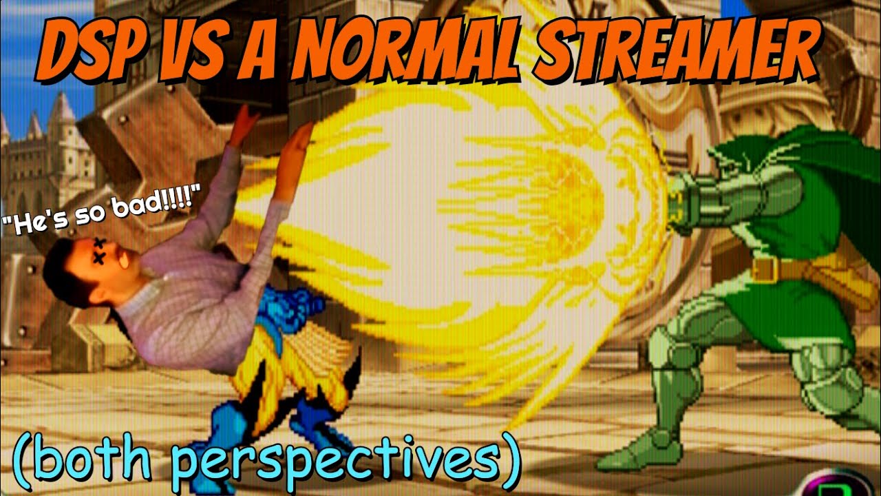 DSP бушует против соперника-стримера Twitch &mdash; (обе точки зрения) Capcom Fighting Collection 2