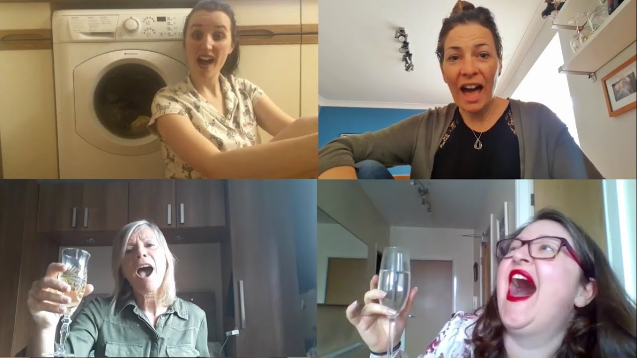 Locked-Down Ladies 'Working' 9 to 5