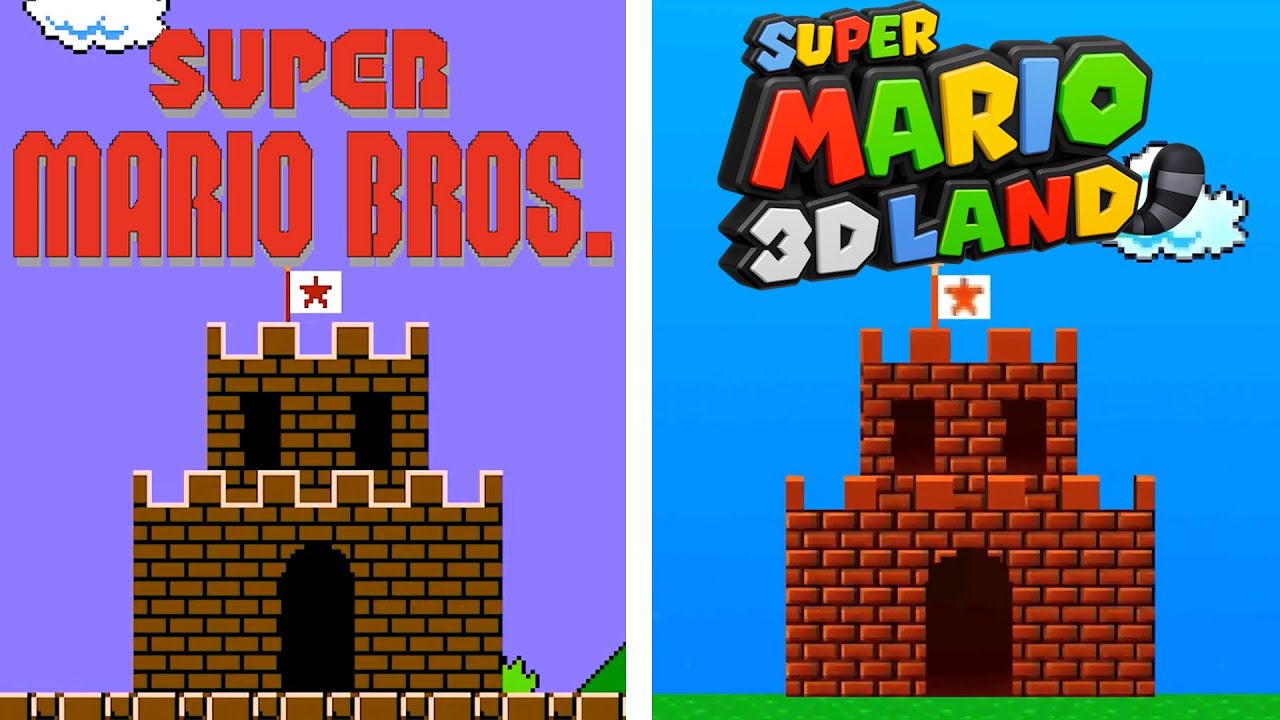 SUPER MARIO 3D LAND - All References to Other Games