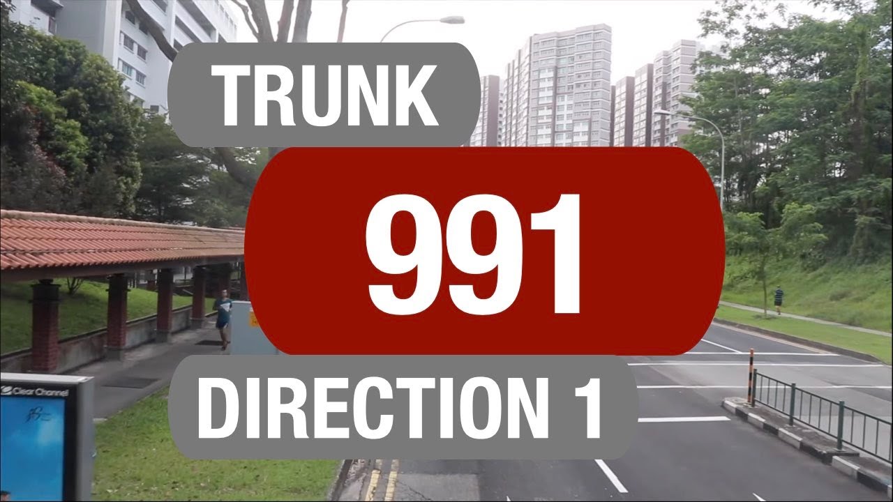 SMRT Buses Trunk 991 (Direction 1) | Bus Service Route Visual