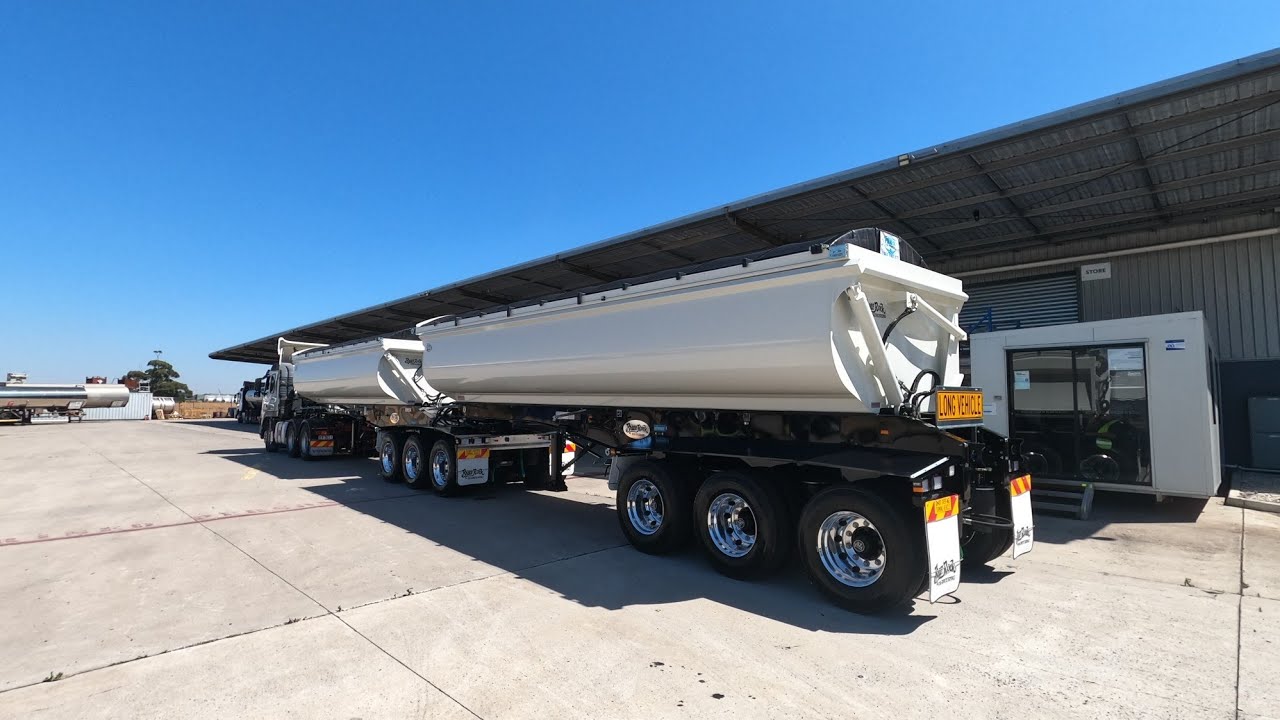 Bruce Rock Engineering Side Tipper B Double