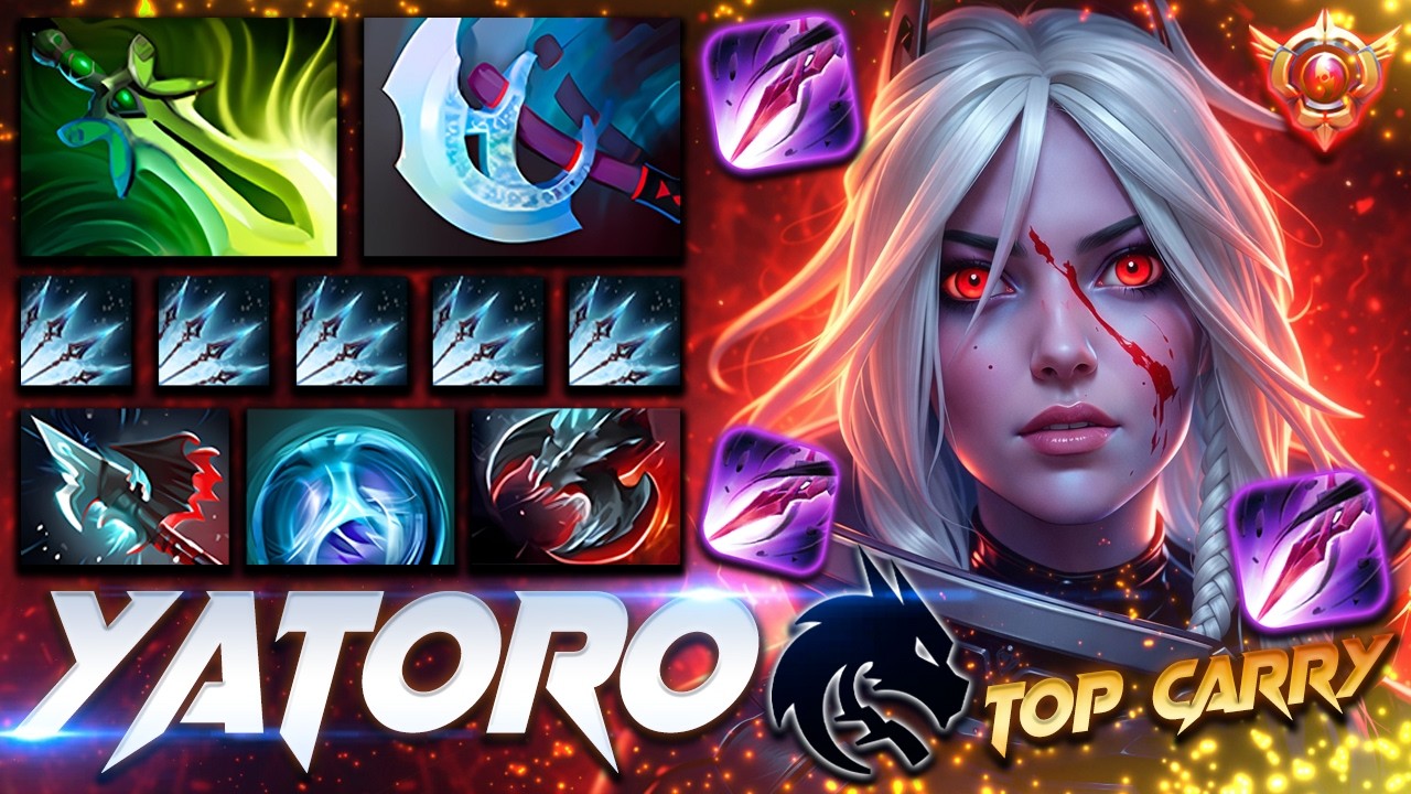 Yatoro Drow Ranger - TOP CARRY - Dota 2 Pro Gameplay [Watch & Learn]
