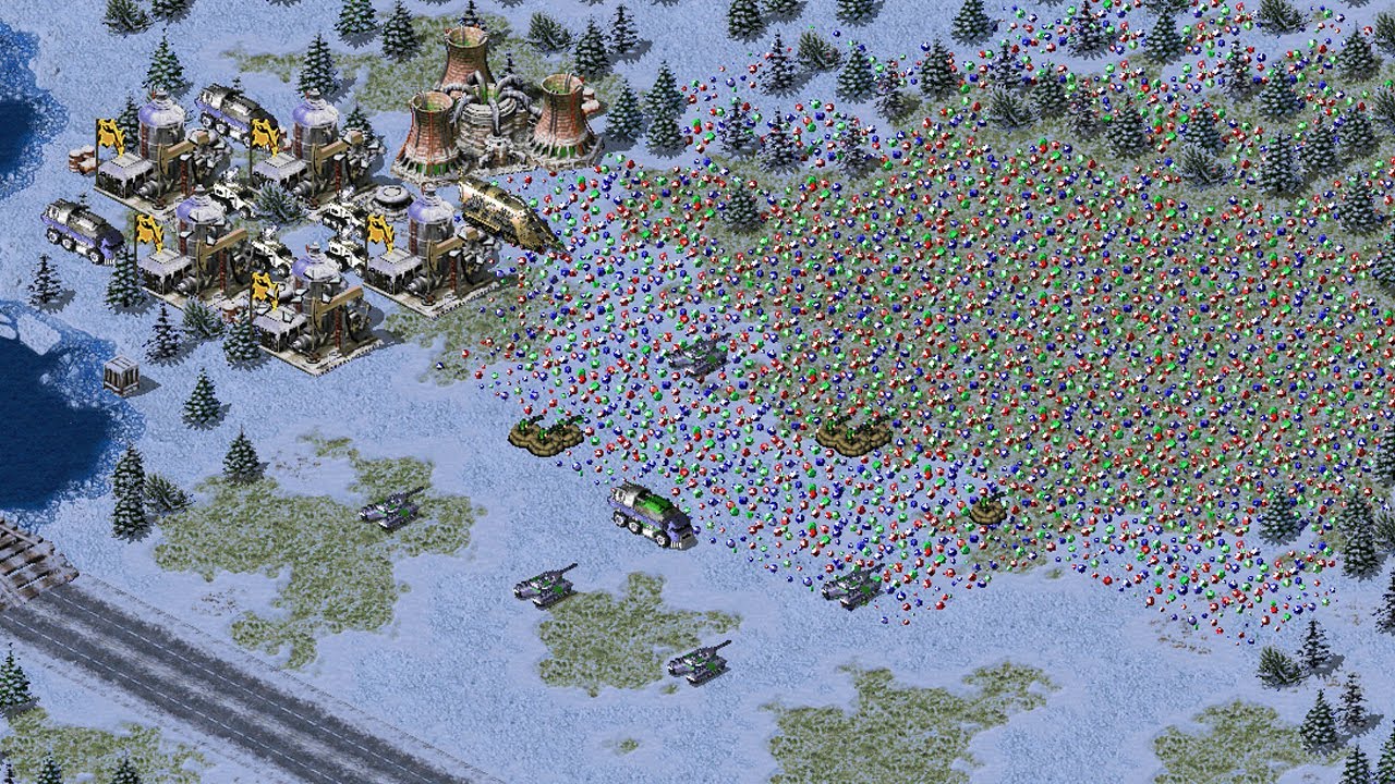 Yuri's Revenge (Red Alert 2) - You Can't Attack  1 Vs 7 (Extra Hard)