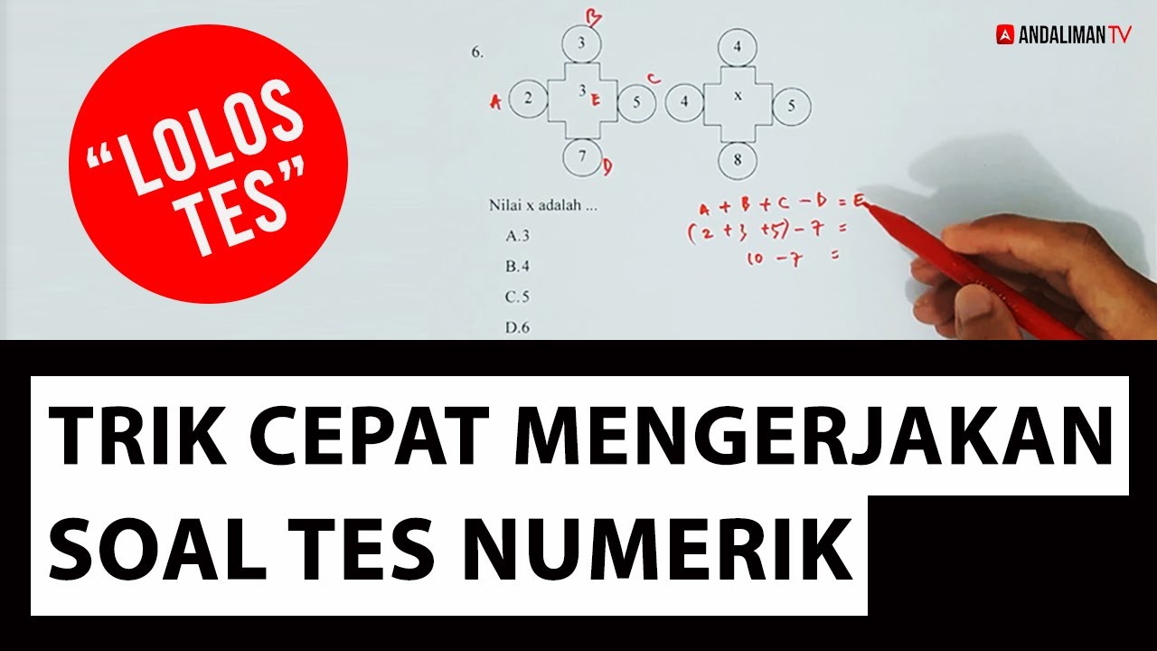 Trik Cepat Mengerjakan Soal Tes Numerik