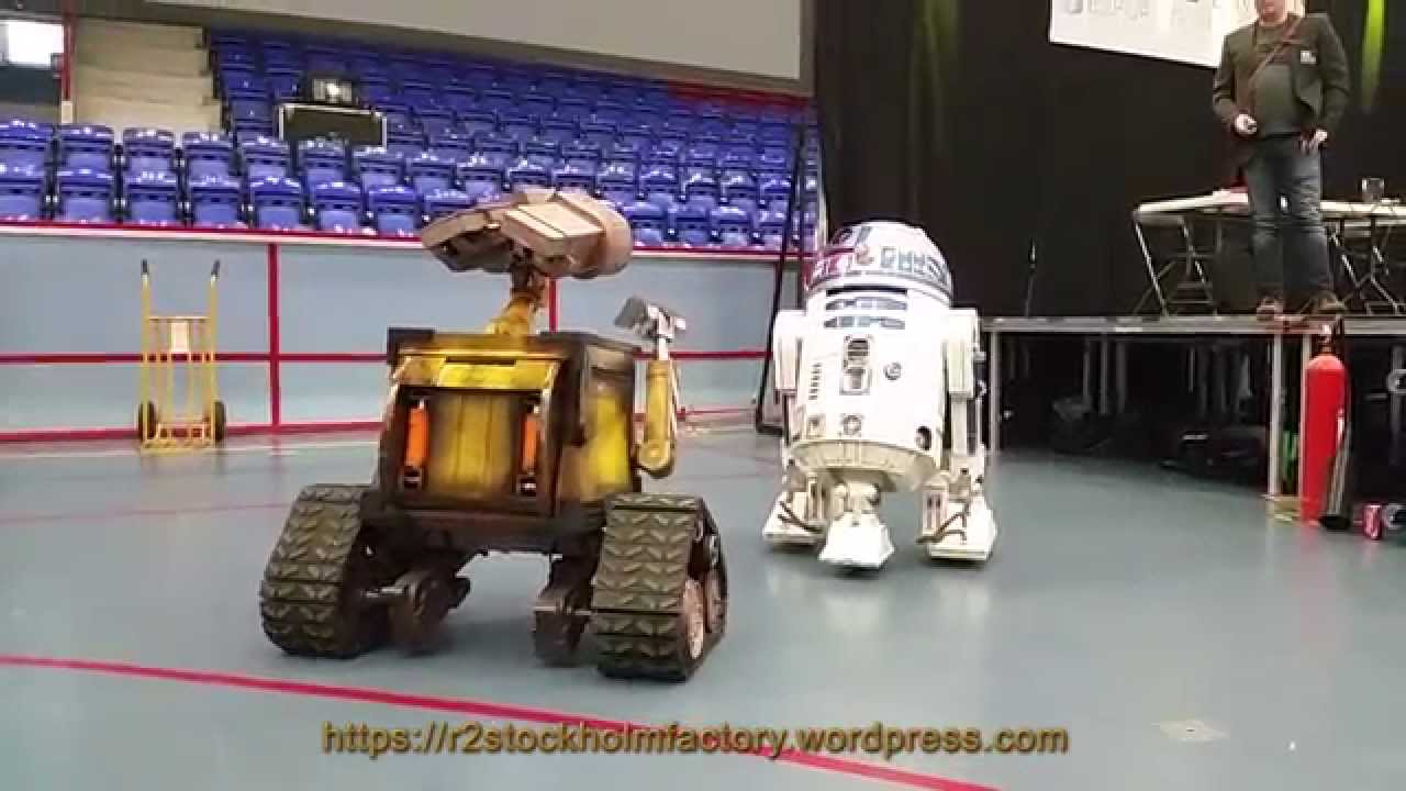 My Wall-E meeting another R2 at Birdie Expo in Sweden