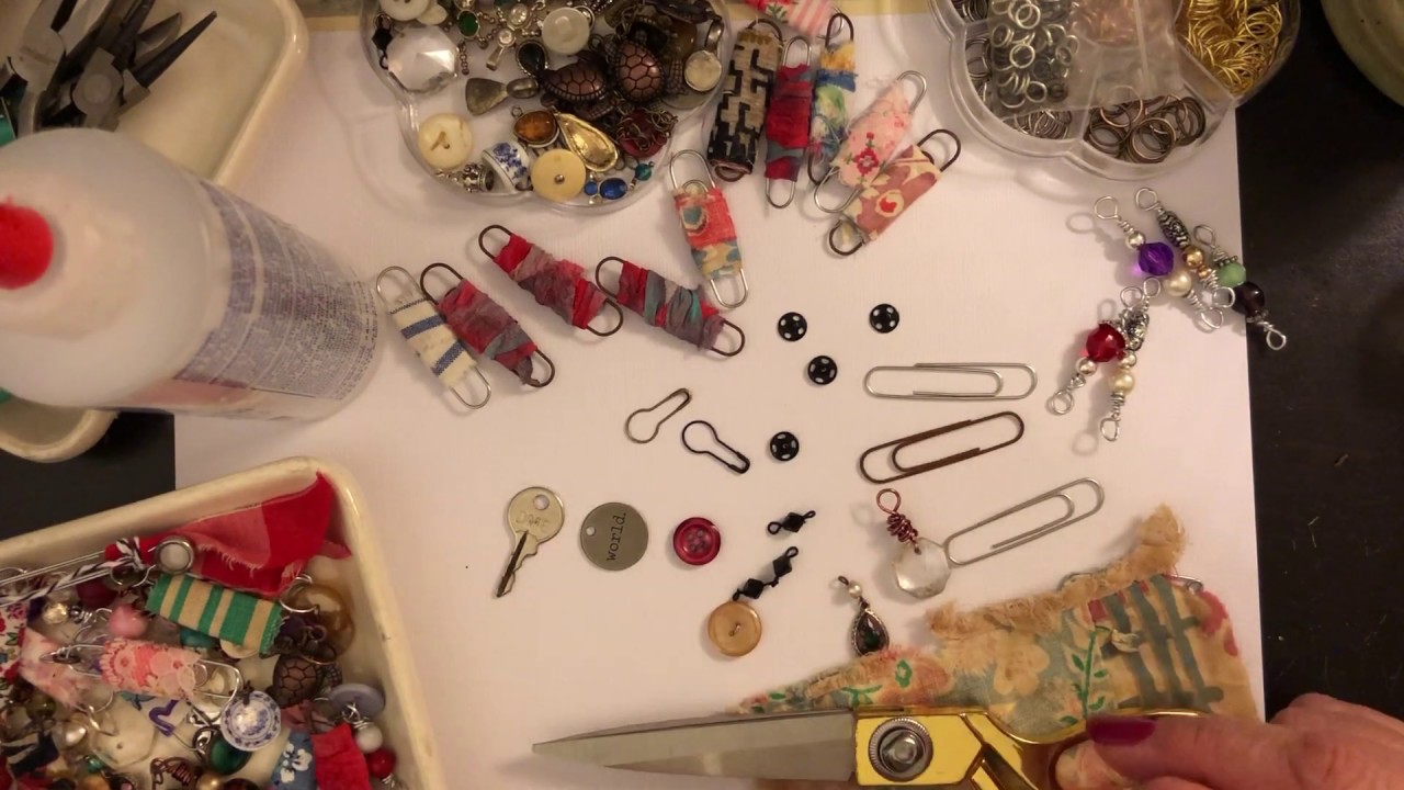 Paper clip charms