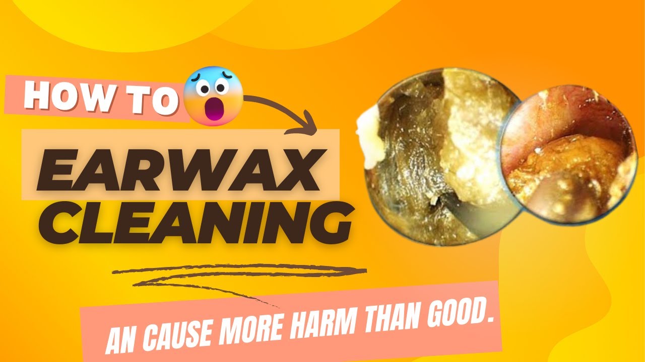 ASMR ear cleaning removal