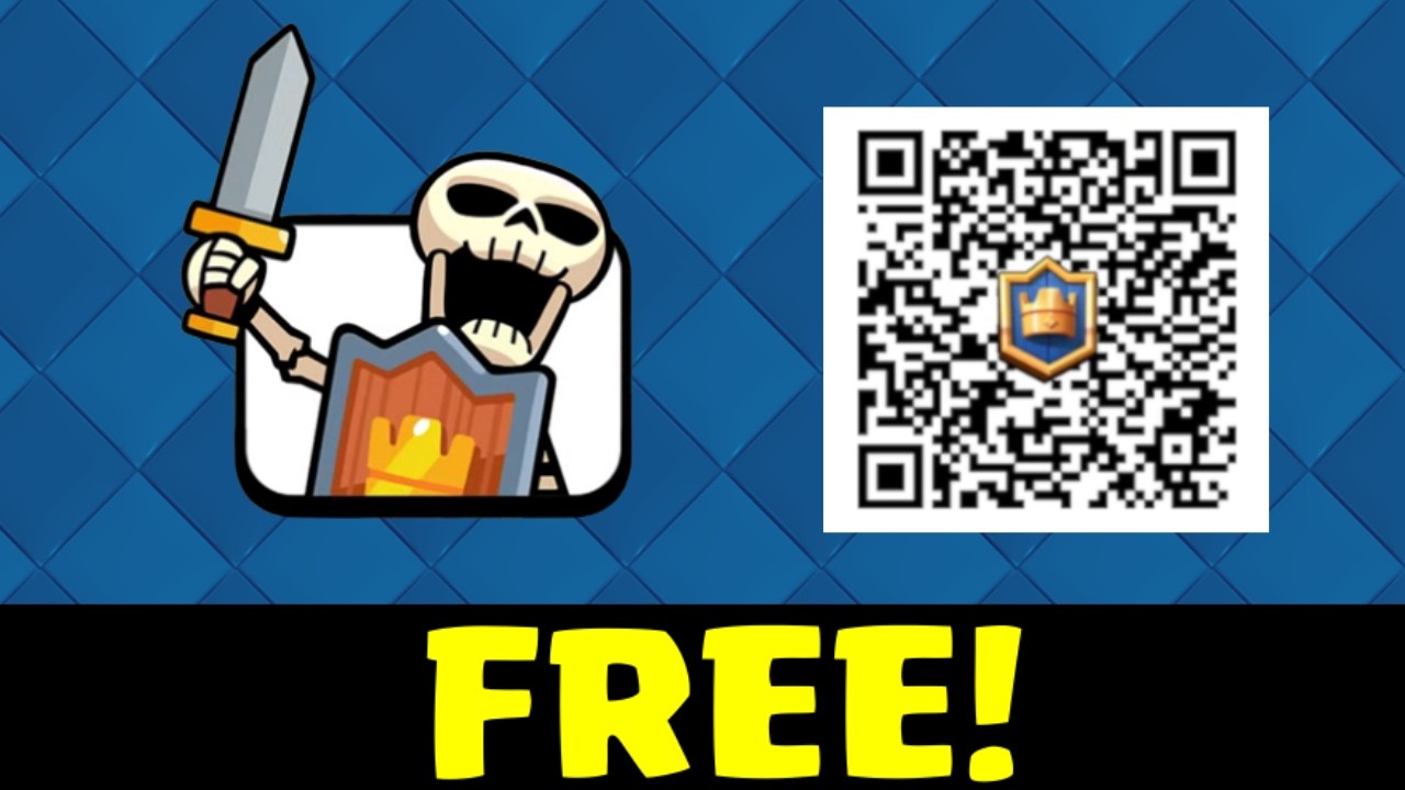 CLAIM THIS FREE EMOTE IN CLASH ROYALE (QR CODE)🎁