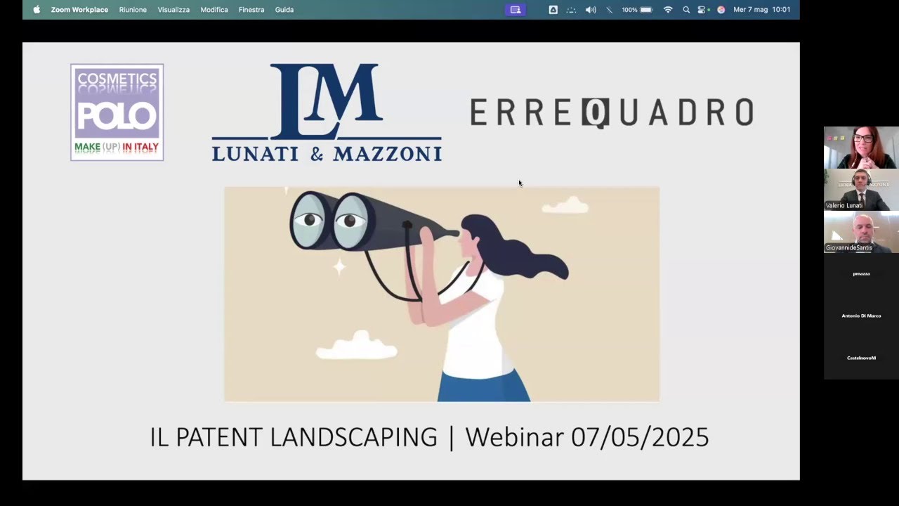 Webinar - LM - Polo Cosmesi - Il patent landscaping