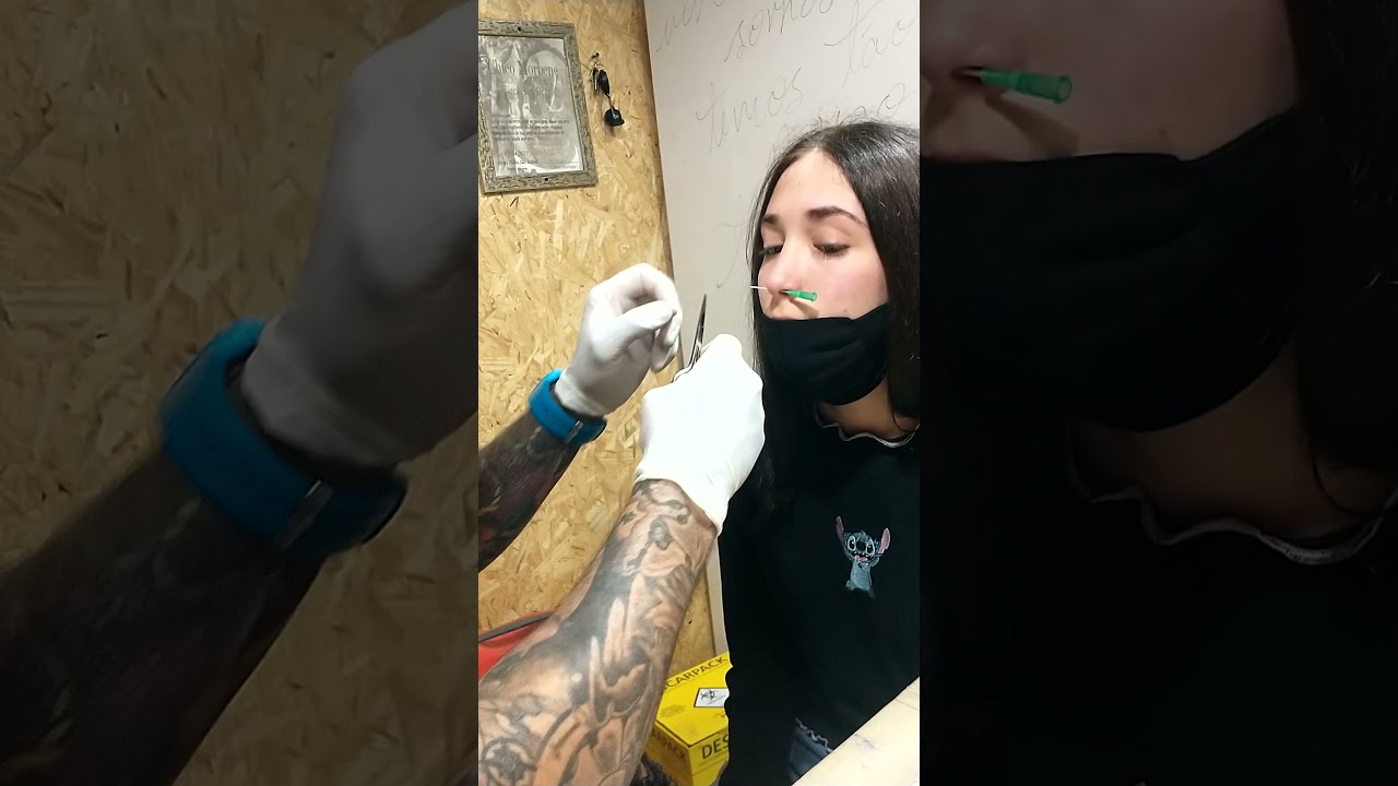 como furar o septo