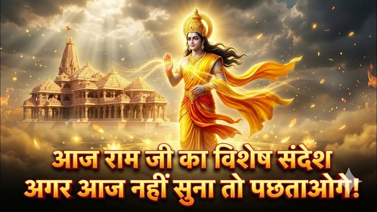 राम जी ने आज आपके लिए क्या कहा 😱 यह संदेश आपकी किस्मत बदल देगा । Shree Ram Sandesh 