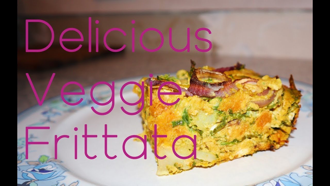 Pumpkin Potato Feta Spinach Frittata Vegetarian Dinner Recipe