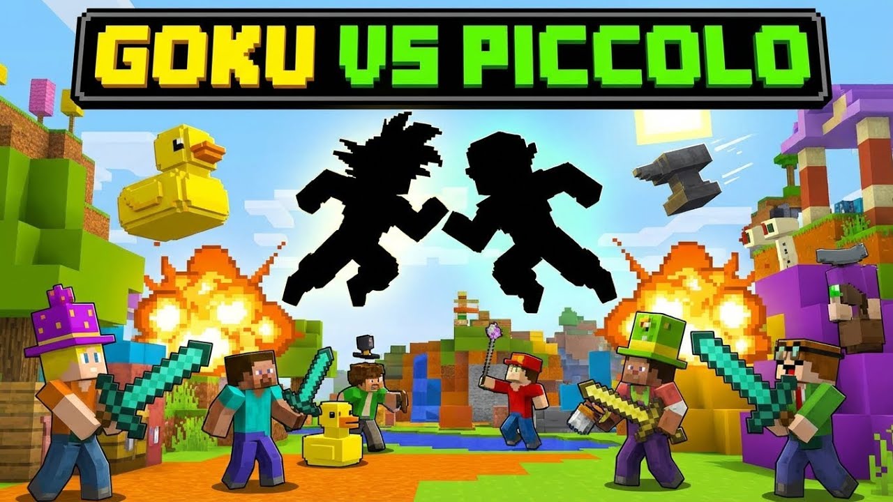 Minecraft x Funny Battle: Goku vs Piccolo.