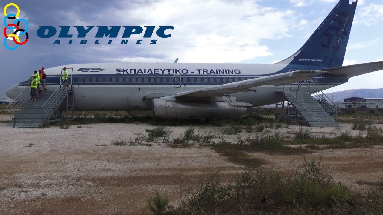 OLYMPIC AIRLINES Boeing 737-200 Walkaround at Athens, Venizelos - Old Abadoned Aircraft