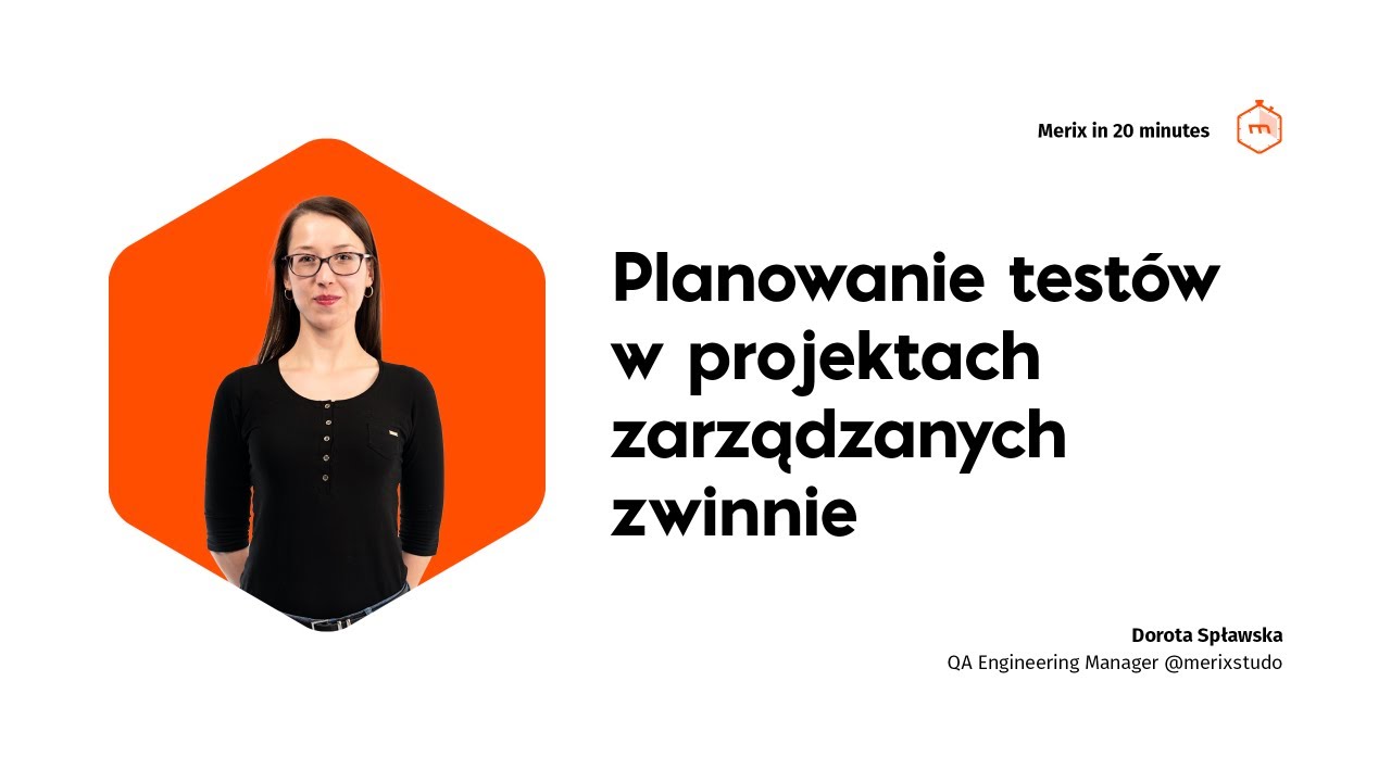 LIVE: QA - Planowanie test&oacute;w w projektach zarządzanych zwinnie