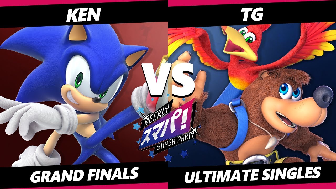 Sumapa 190 GRAND FINALS - TG (Banjo Kazooie) Vs. KEN (Sonic) Smash Ultimate - SSBU