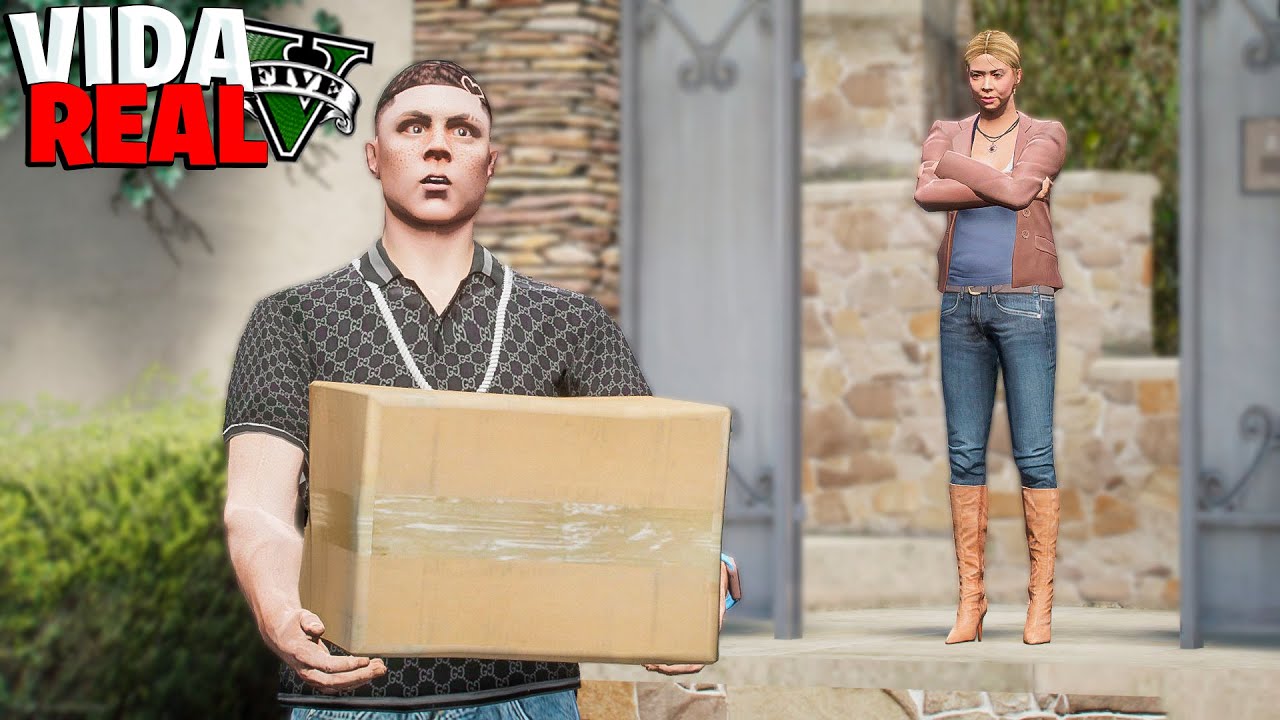 GTA V : VIDA REAL - VIREI ENTREGADOR COM O MEU CARRO NOVO, E ENCONTREI ELA... - #15