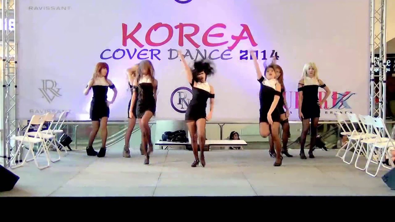 140302 [Live Cut Ver.] AngelPluz cover AOA - Elvis + Miniskirt @Esplanade Korea Cover Dance 2014