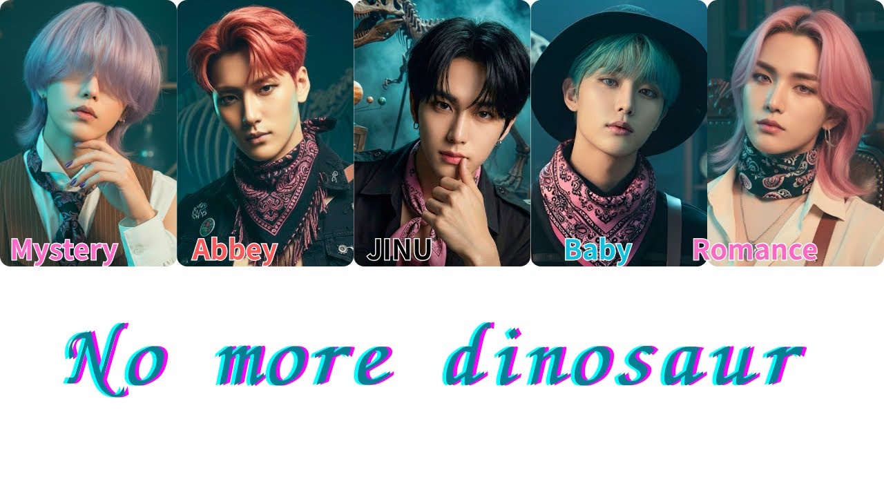 No more dinosaur - sajaboys (実写版) | パート別歌詞付 (Color Coded Lyrics)
