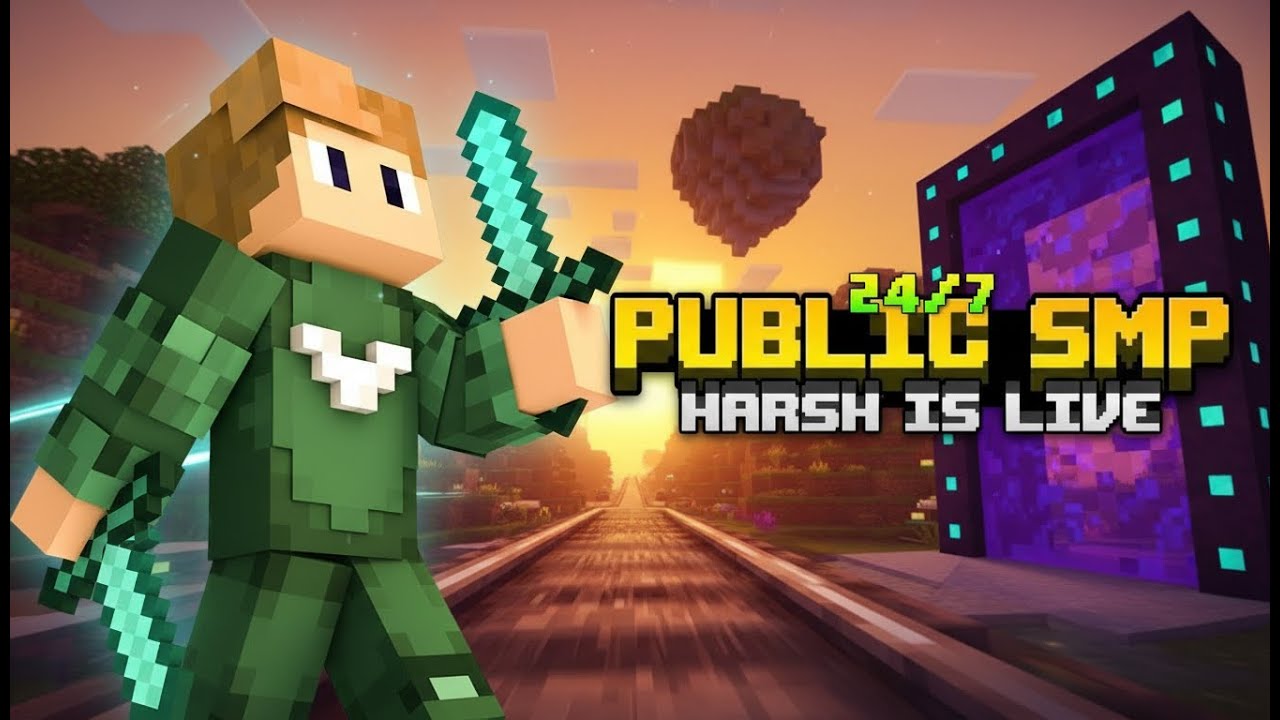 Minecraft SMP LIVE | PUBLIC SMP 24/7 JAVA + BEDROCK | PLAYING IN McFleet #live #minecraft