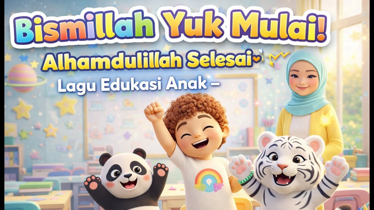 JogjaGrafis Kids – Lagu Anak & Animasi Ceria -  Bismillah Yuk Mulai! Alhamdulillah Selesai