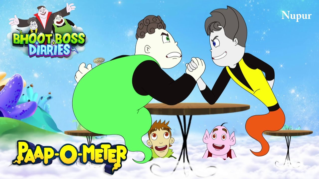 Thakela Pakela Game | Paap-O-Meter | Bhoot Boss Diaries | Moral Stories Fot Children In Hindi