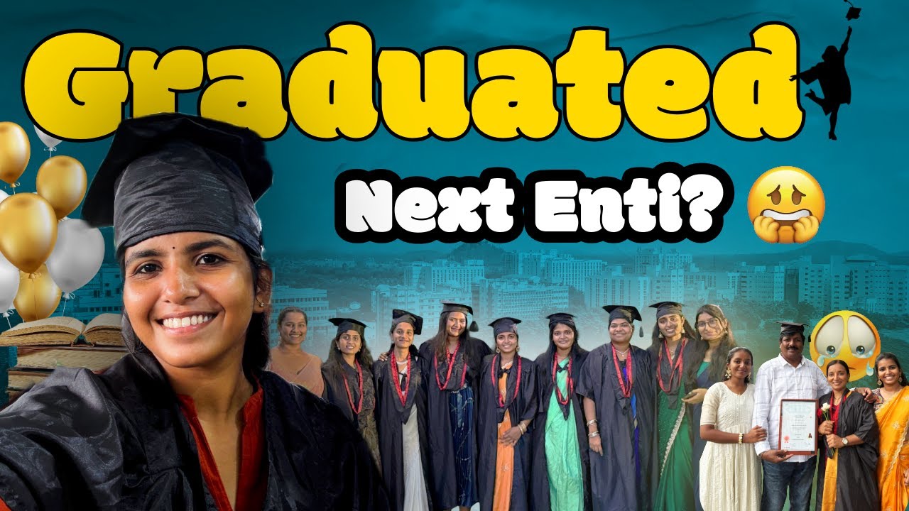 GRADUATE 🎓 Aipoyam 🥹|VIT Vellore Graduation Day 2025 ||